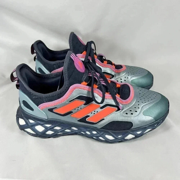 Adidas Web Boost Size 8.5 Men’s Running Gray Shoes Lifestyle Athleisure Athletic